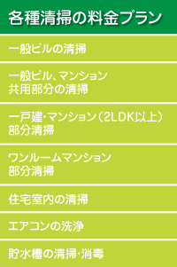 各種料金プランのご紹介